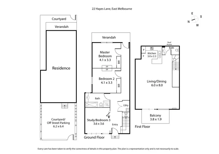 Floorplan of Homely house listing, 22 Hayes Lane, East Melbourne VIC 3002