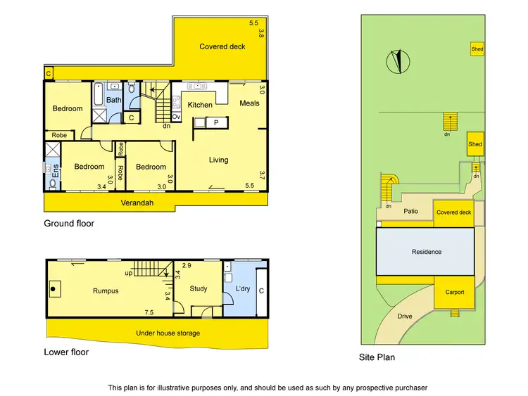 Floorplan of Homely house listing, 24 Pennell Street, Eltham North VIC 3095