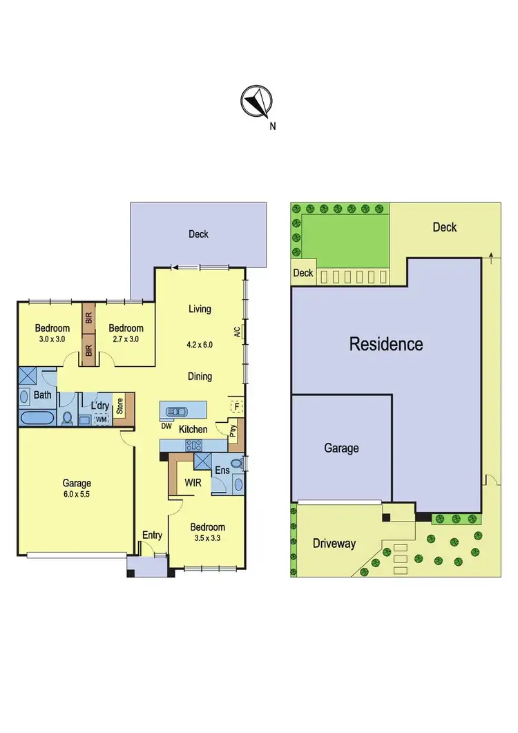 Floorplan of Homely house listing, 6 Recoil Drive, Doreen VIC 3754
