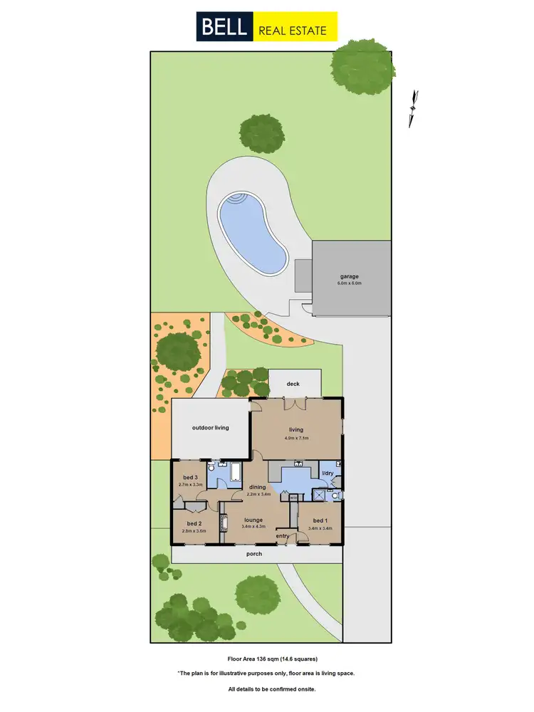 Floorplan of Homely house listing, 22 The Avenue, Montrose VIC 3765