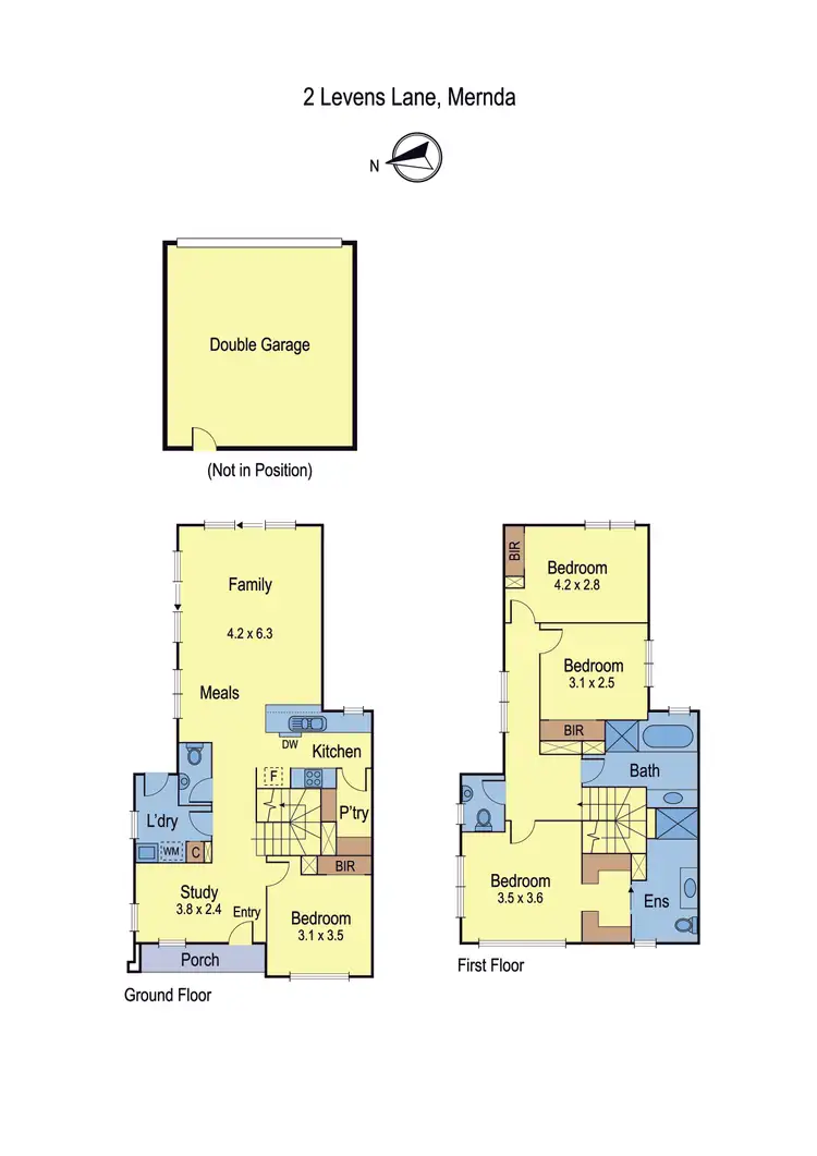 Floorplan of Homely house listing, 2 Levens Lane, Mernda VIC 3754