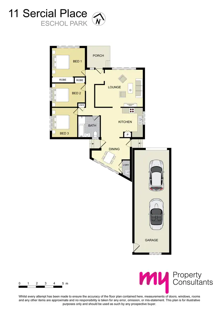 Floorplan of Homely house listing, 11 Sercial Place, Eschol Park NSW 2558