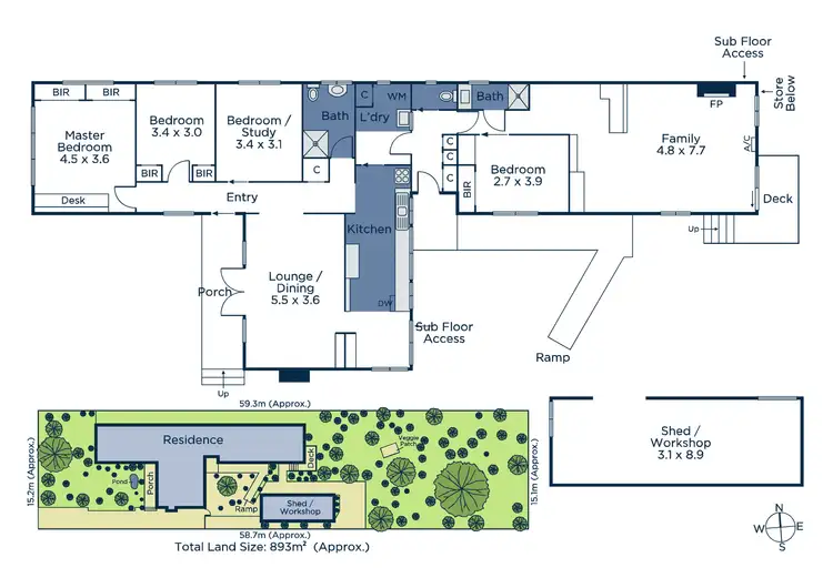 Floorplan of Homely house listing, 53 Kitchener Street, Box Hill South VIC 3128