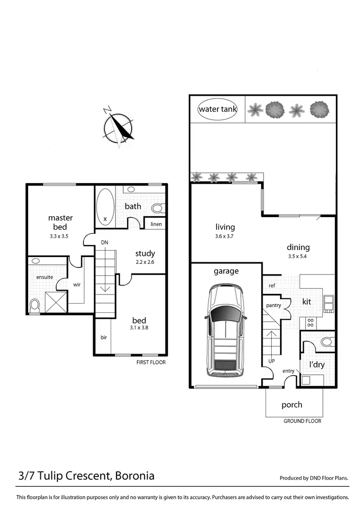 Floorplan of Homely unit listing, 3/7 Tulip Crescent, Boronia VIC 3155