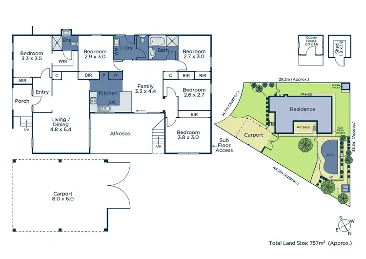 Floorplan of Homely house listing, 32 Lance Road, Bayswater VIC 3153