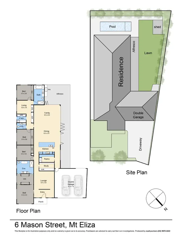 Floorplan of Homely house listing, 6 Mason Street, Mount Eliza VIC 3930