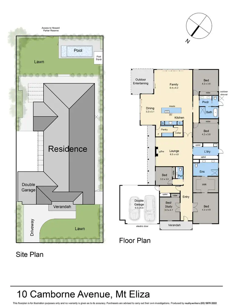 Floorplan of Homely house listing, 10 Camborne Avenue, Mount Eliza VIC 3930