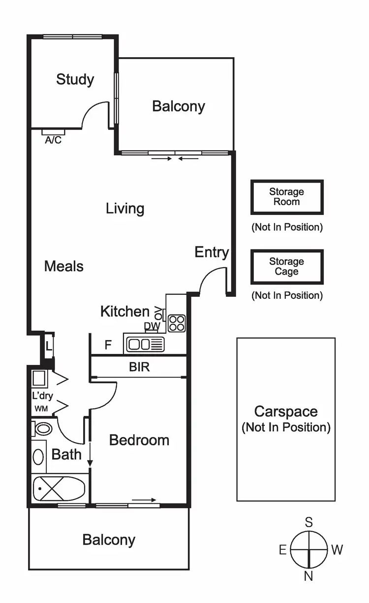 Floorplan of Homely apartment listing, 1/58 Rosstown Road, Carnegie VIC 3163