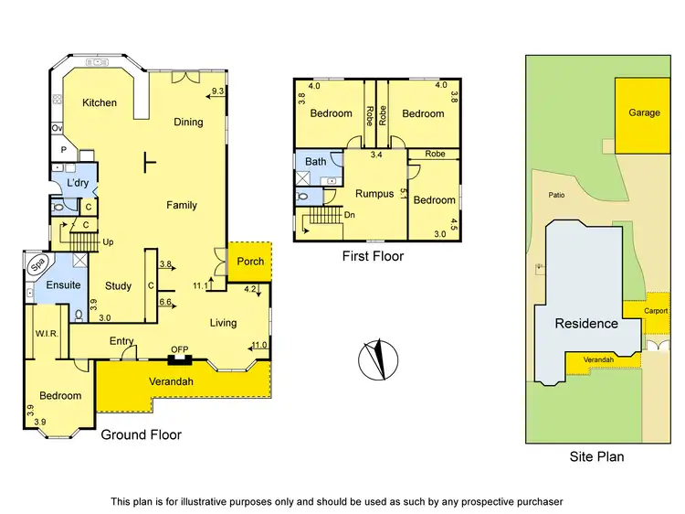 Floorplan of Homely house listing, 61 Warwick Road, Greensborough VIC 3088