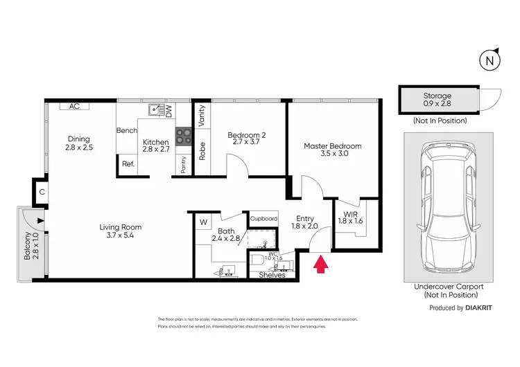 Floorplan of Homely unit listing, 5/16 Tennyson Street, St Kilda VIC 3182