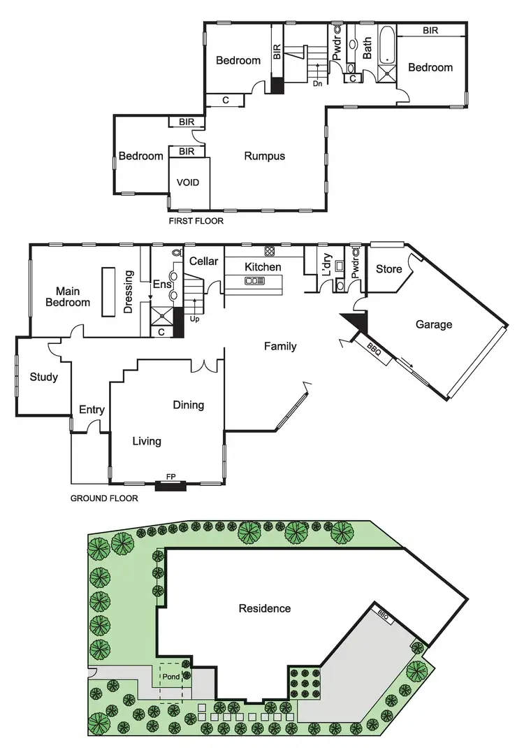 Floorplan of Homely house listing, 1 Booran Road, Caulfield VIC 3162