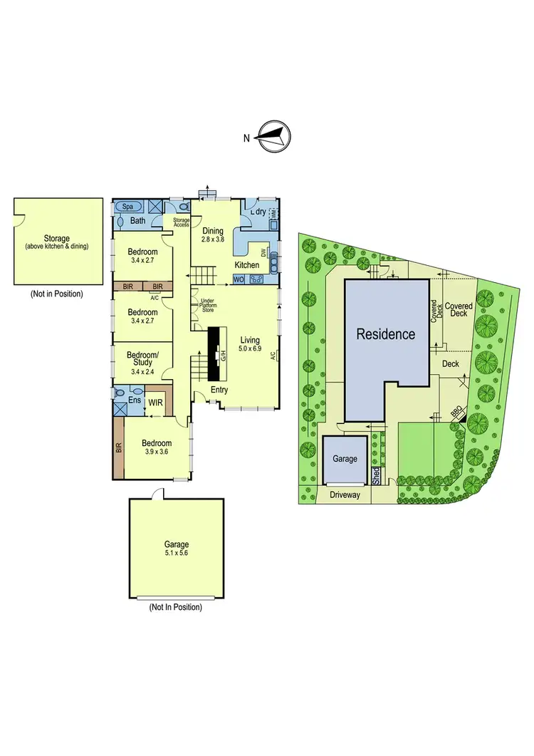 Floorplan of Homely house listing, 2 Wanbanna Avenue, Greensborough VIC 3088