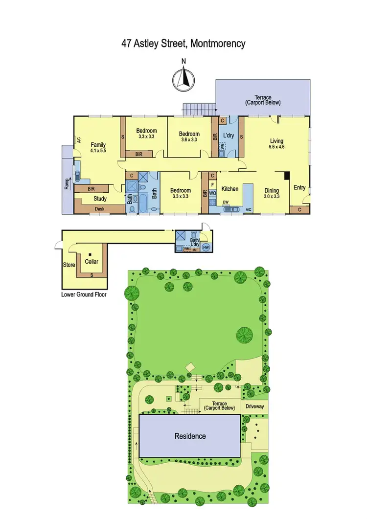 Floorplan of Homely house listing, 47 Astley Street, Montmorency VIC 3094