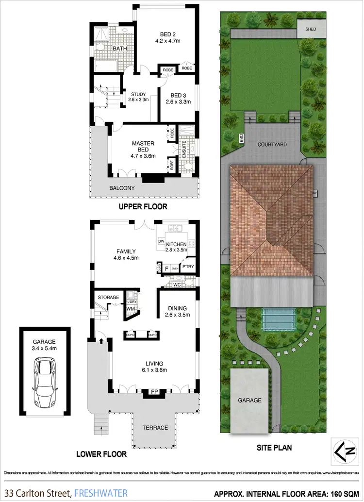 Floorplan of Homely house listing, 33 Carlton Street, Freshwater NSW 2096