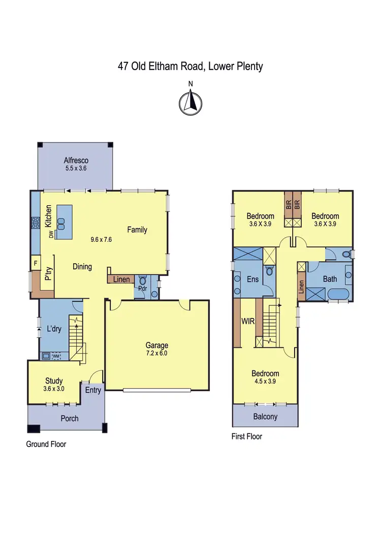Floorplan of Homely house listing, 47 Old Eltham Road, Lower Plenty VIC 3093