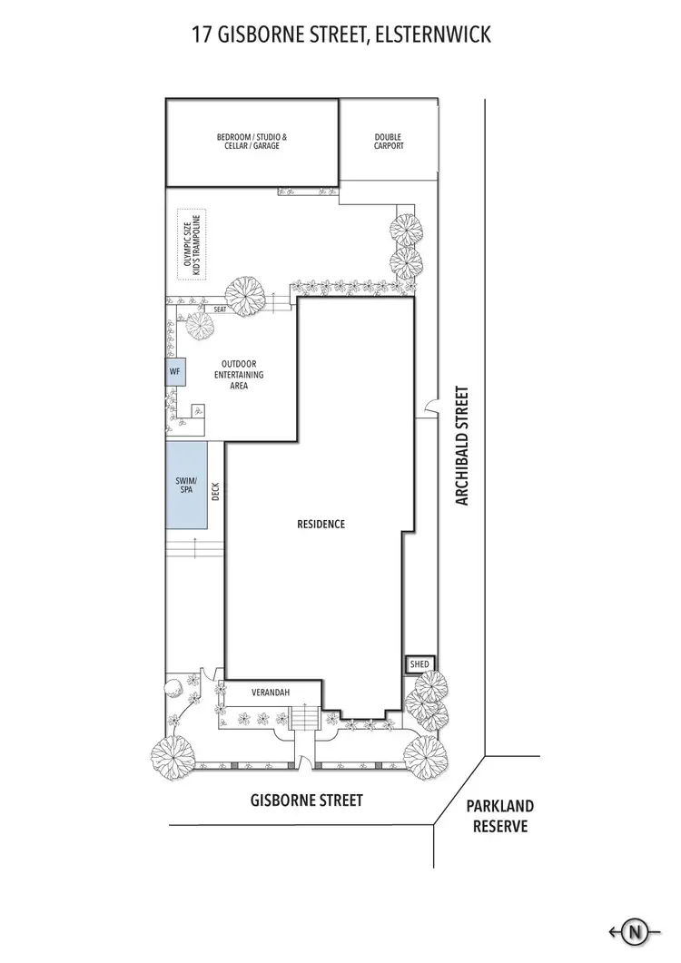 Floorplan of Homely house listing, 17 Gisborne Street, Elsternwick VIC 3185