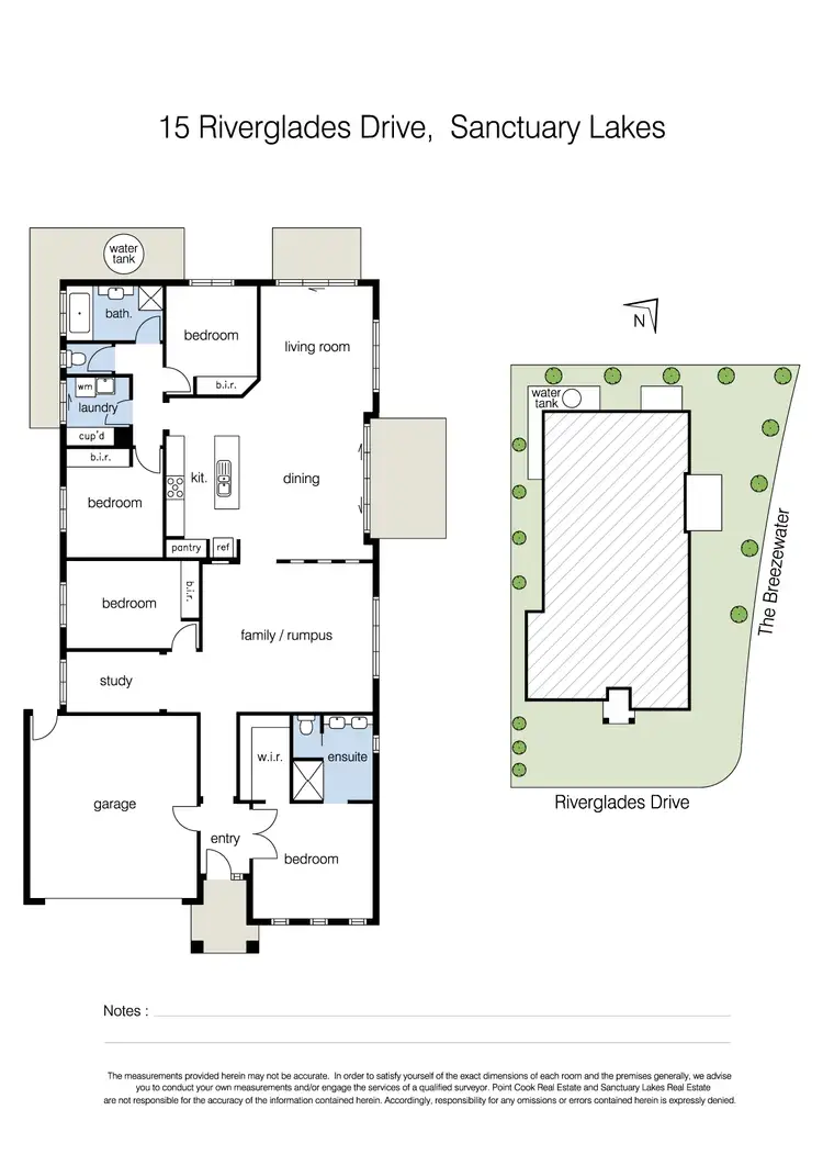 Floorplan of Homely house listing, 15 Riverglades Drive, Sanctuary Lakes VIC 3030