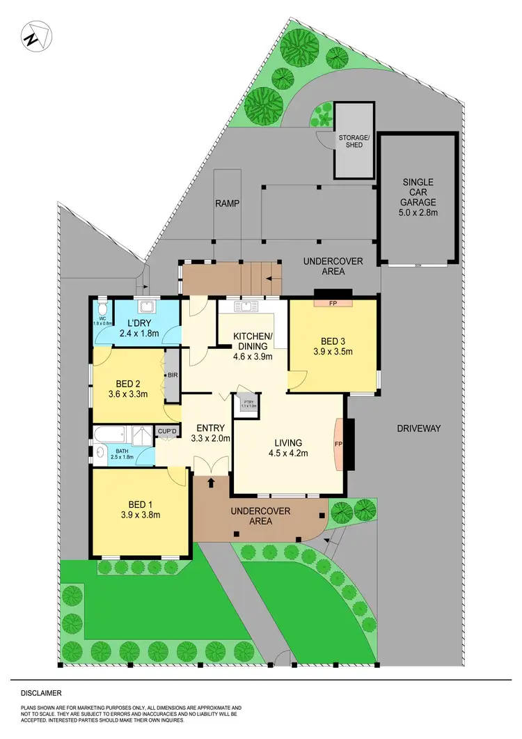 Floorplan of Homely house listing, 504 Bond Street, Golden Point VIC 3350