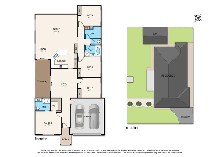 Floorplan of Homely house listing, 1 Heather Court, Koo Wee Rup VIC 3981