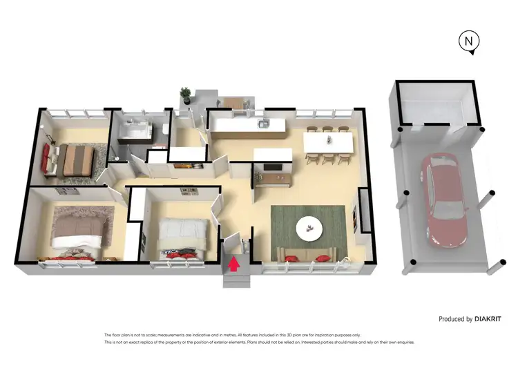 Floorplan of Homely house listing, 6 Cassia Grove, Frankston VIC 3199