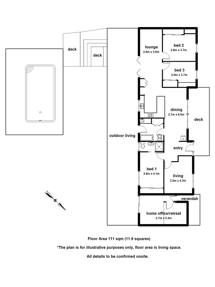 Floorplan of Homely house listing, 18 Old Warburton Highway, Seville East VIC 3139