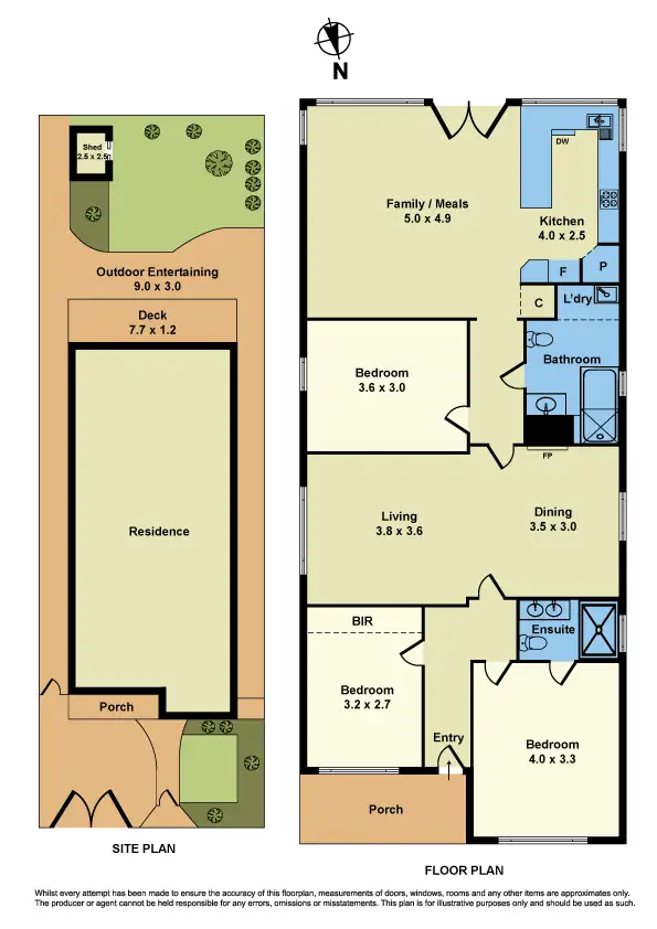 Floorplan of Homely house listing, 21 Woods Street, Newport VIC 3015