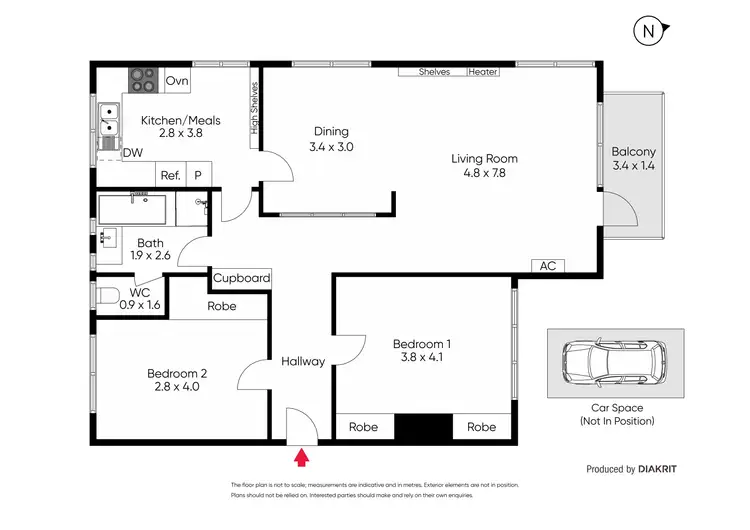 Floorplan of Homely apartment listing, 3/18a Mercer Road, Armadale VIC 3143