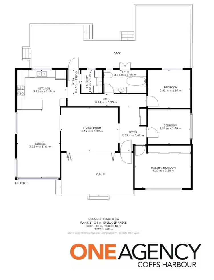 Floorplan of Homely house listing, 38 Gundagai Street, Coffs Harbour NSW 2450