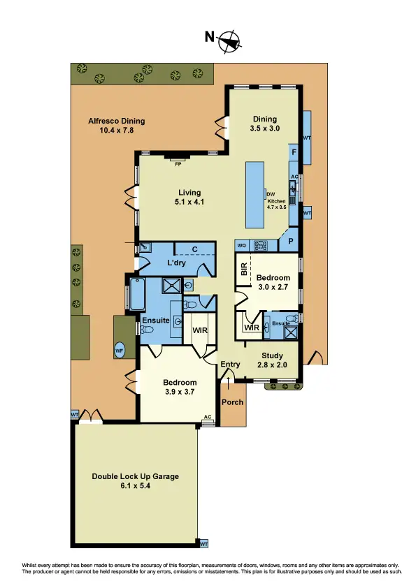 Floorplan of Homely house listing, 66A Florence Street, Williamstown VIC 3016