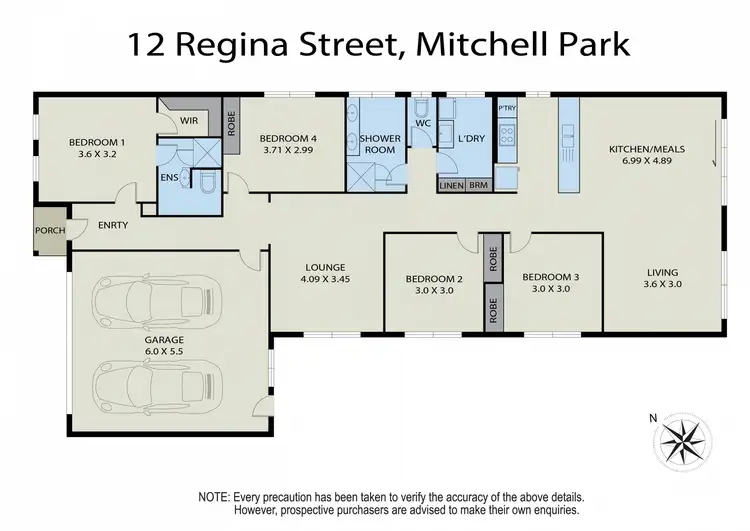 Floorplan of Homely house listing, 12 Regina Street, Mitchell Park VIC 3355