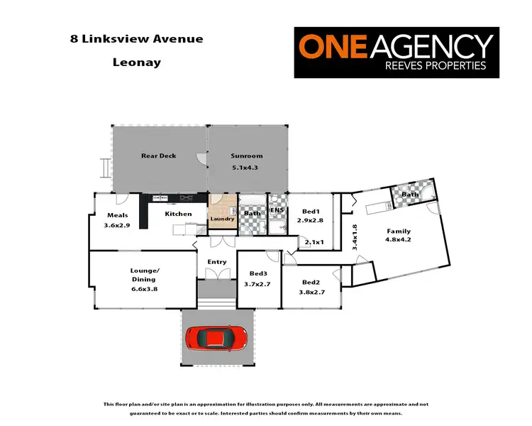 Floorplan of Homely house listing, 8 Linksview Avenue, Leonay NSW 2750