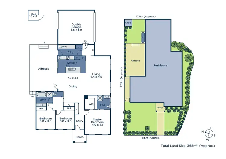 Floorplan of Homely townhouse listing, 1/19 Mines Road, Ringwood East VIC 3135