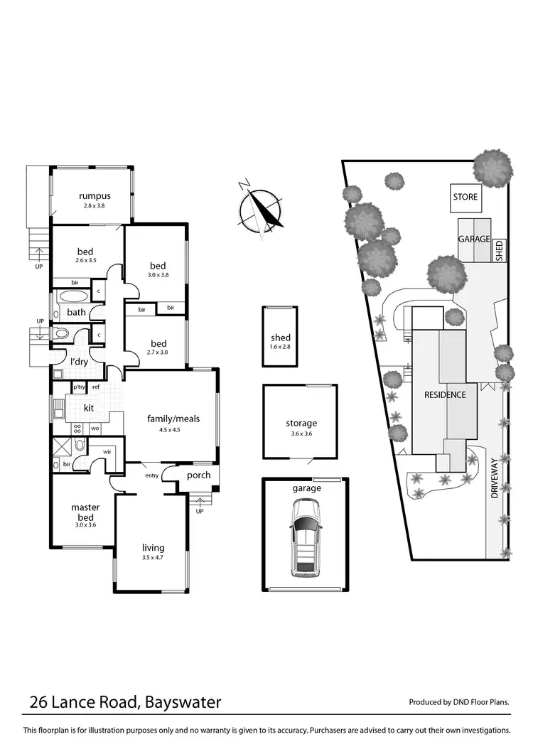Floorplan of Homely house listing, 26 Lance Road, Bayswater VIC 3153