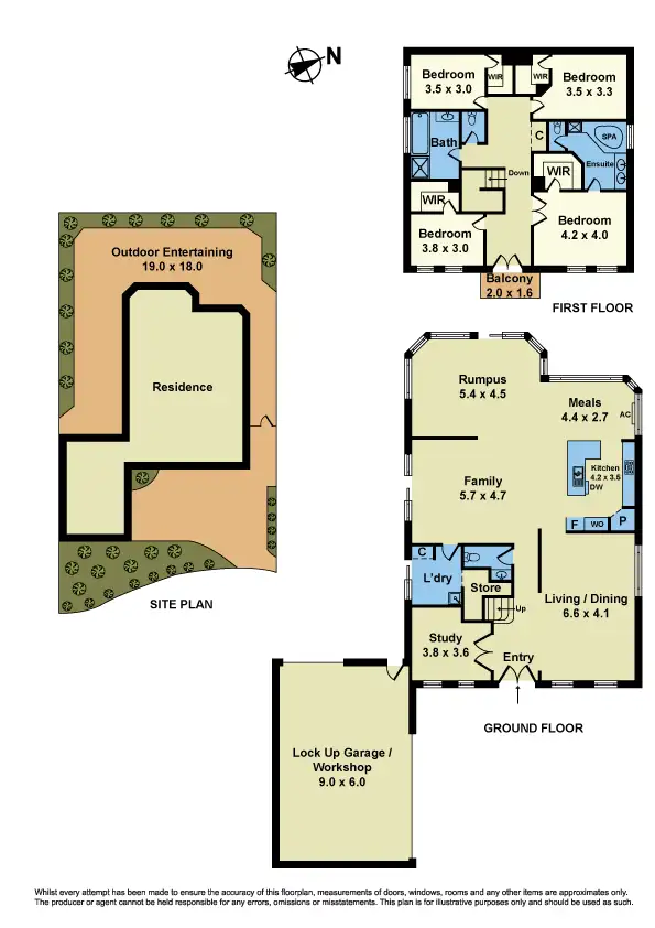 Floorplan of Homely house listing, 5 Brampton Close, Point Cook VIC 3030