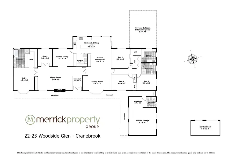 Floorplan of Homely house listing, 22-23 Woodside Glen, Cranebrook NSW 2749