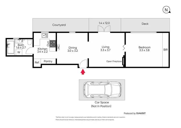 Floorplan of Homely apartment listing, 1/254 Dandenong Road, St Kilda East VIC 3183