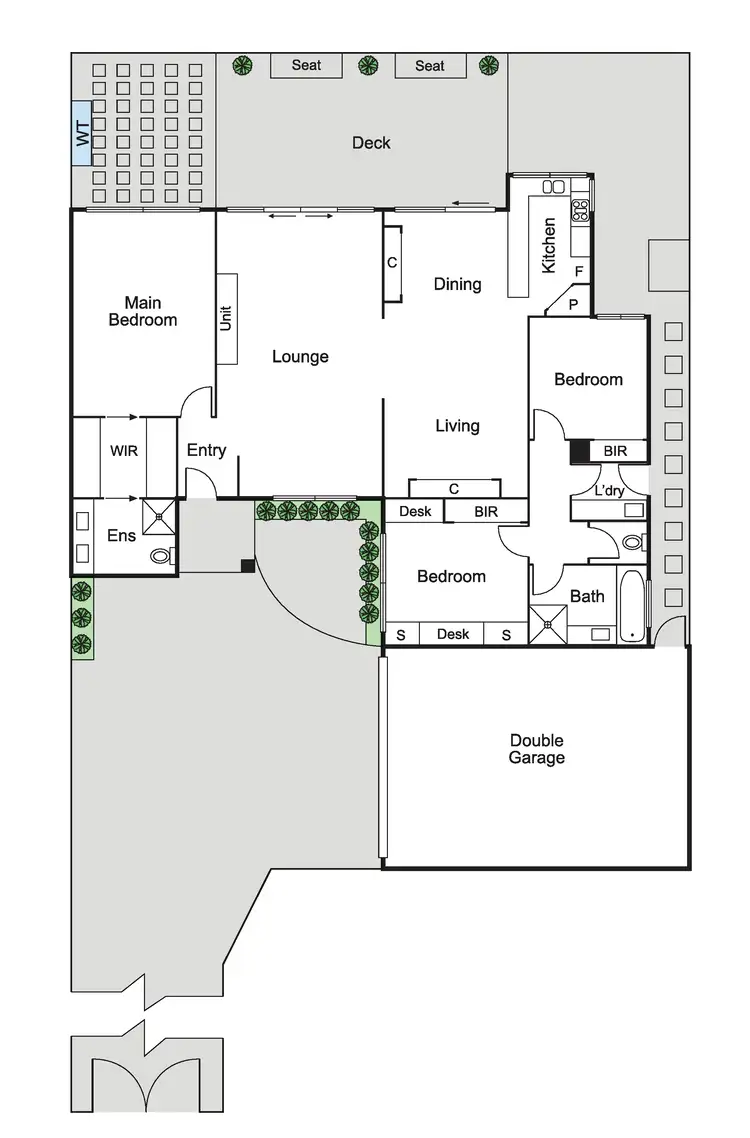 Floorplan of Homely unit listing, 2/22 Castles Road, Bentleigh VIC 3204