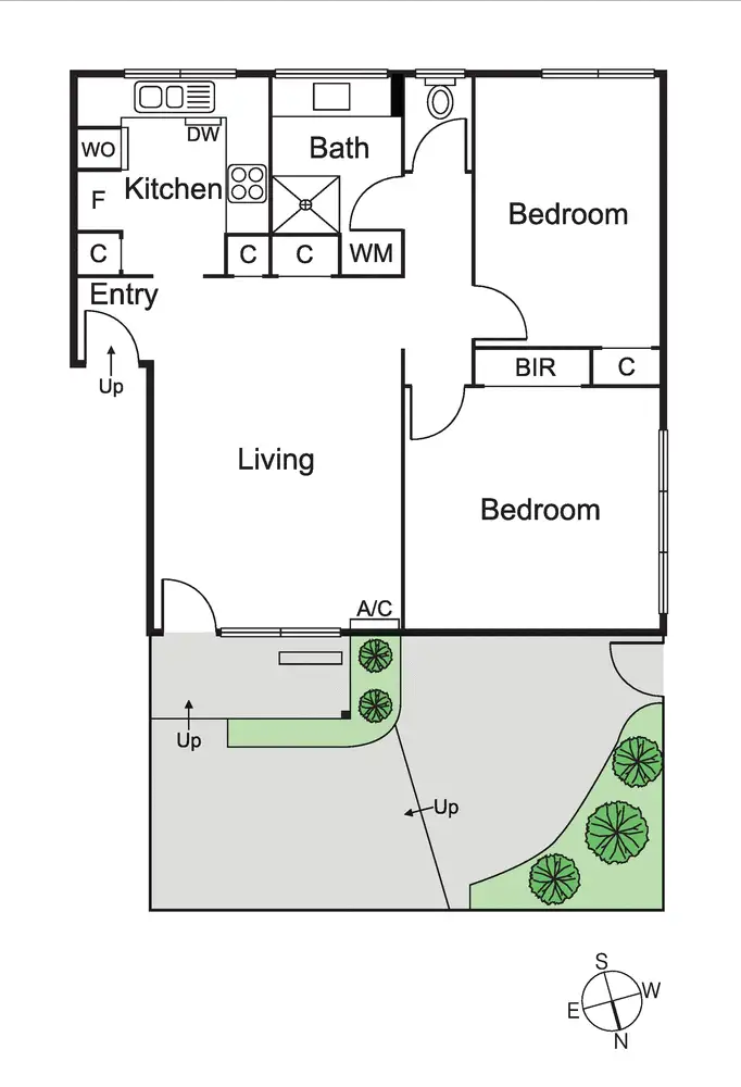 Floorplan of Homely apartment listing, 1/11 Crotonhurst Avenue, Caulfield North VIC 3161