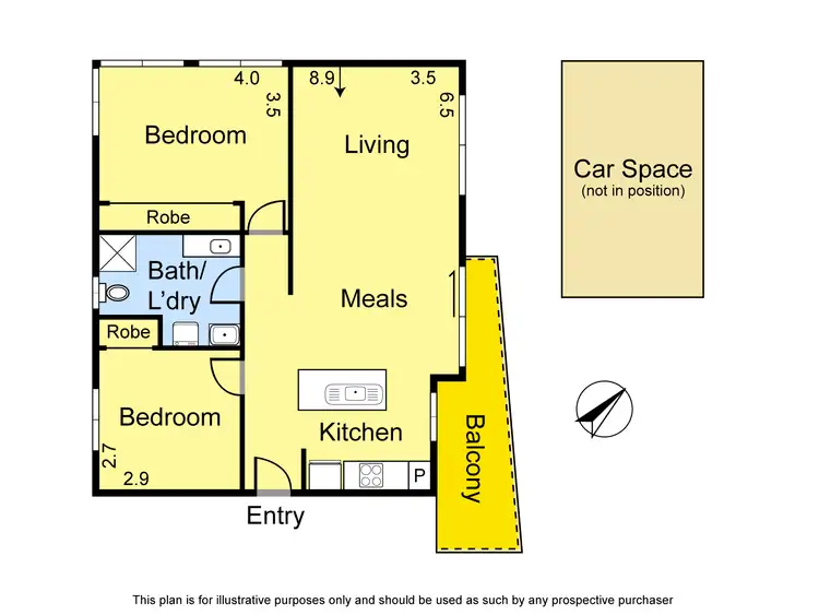 Floorplan of Homely apartment listing, 4/40 Hailes Street, Greensborough VIC 3088