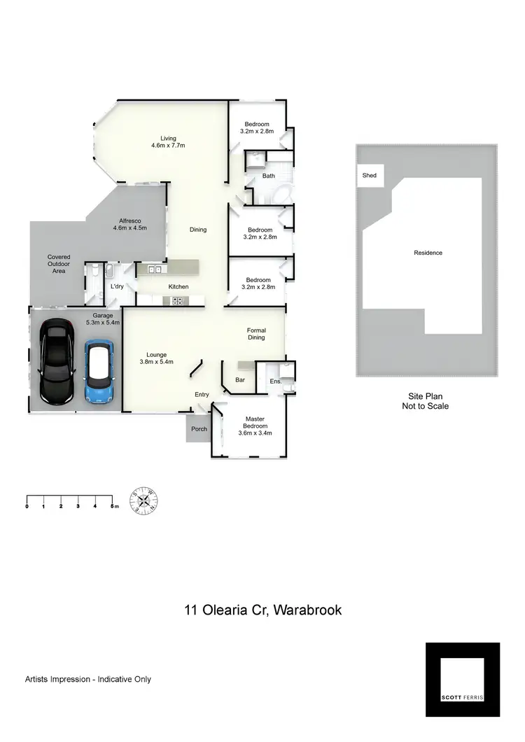 Floorplan of Homely house listing, 11 Olearia Crescent, Warabrook NSW 2304