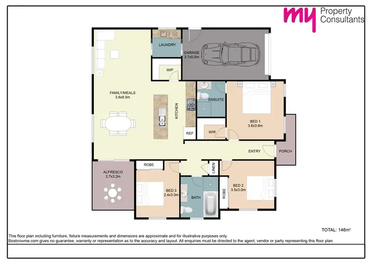 Floorplan of Homely house listing, 1A Williamson  Street, Oran Park NSW 2570