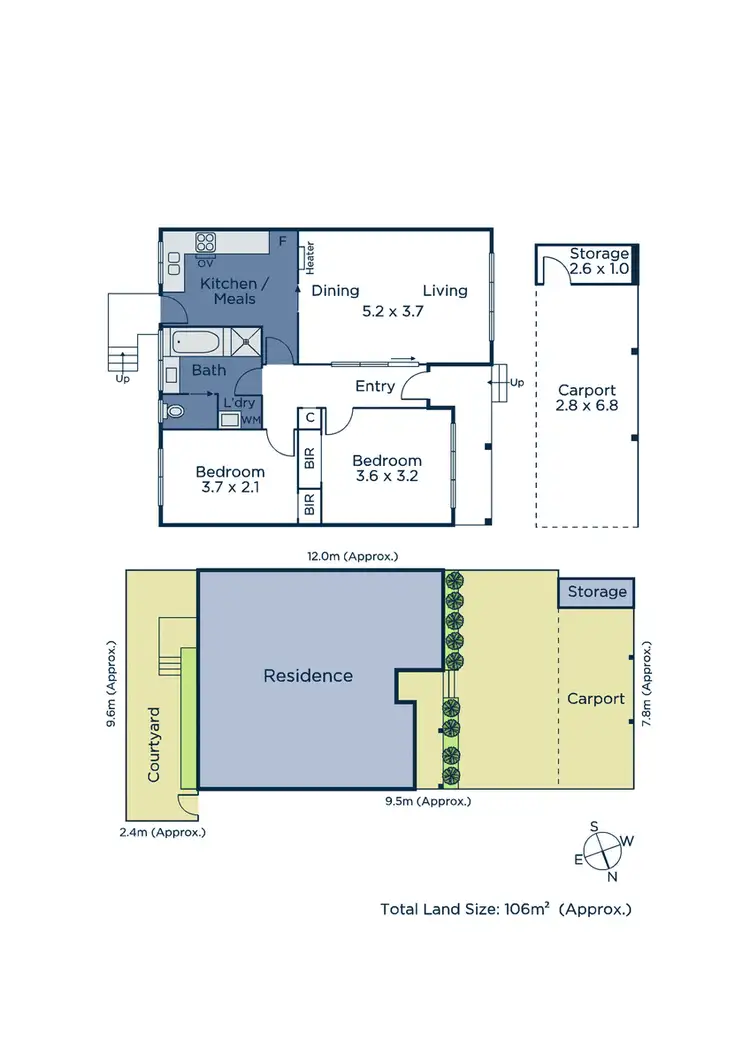 Floorplan of Homely unit listing, 3/8 Hill Street, Box Hill South VIC 3128