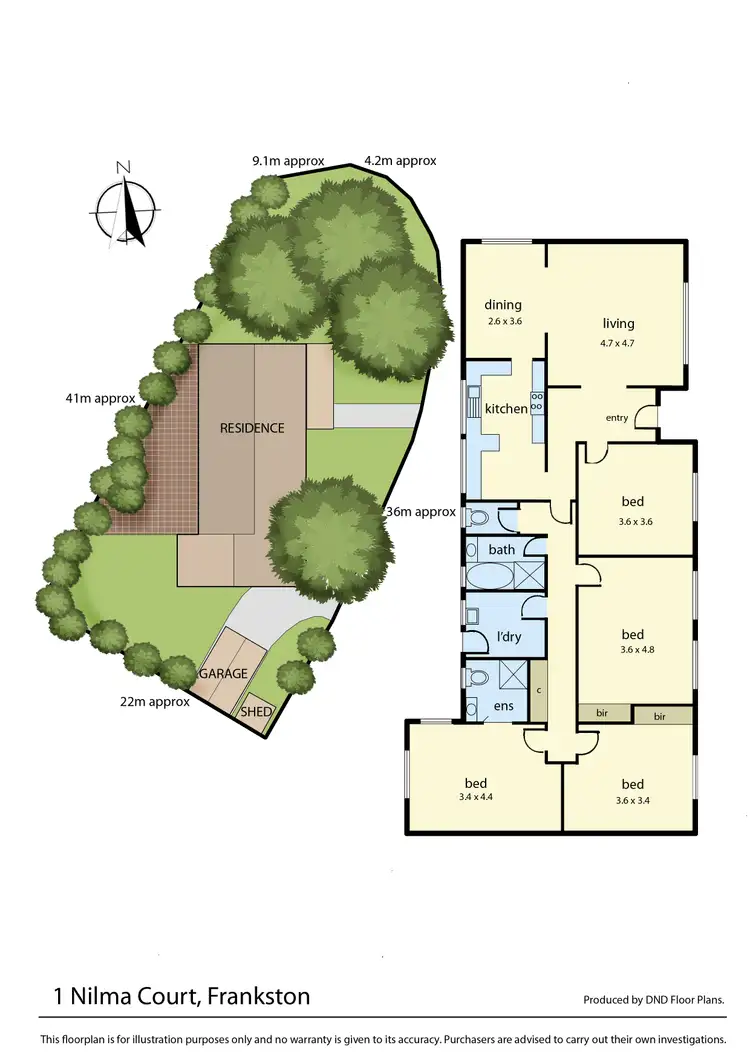 Floorplan of Homely house listing, 1 Nilma Court, Frankston VIC 3199