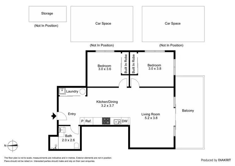 Floorplan of Homely apartment listing, 26/76 East Boundary Road, Bentleigh East VIC 3165