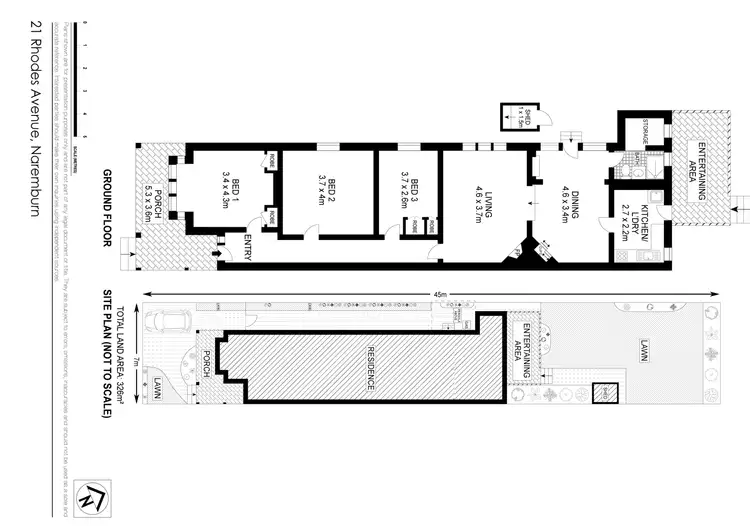 Floorplan of Homely house listing, 21 Rhodes Avenue, Naremburn NSW 2065