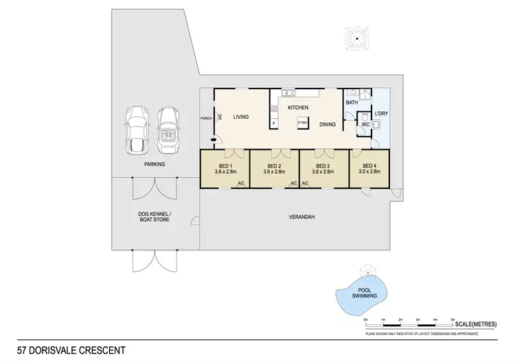 Floorplan of Homely house listing, 57 Dorisvale Crescent, Tiwi NT 810
