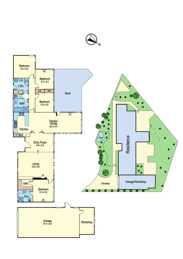 Floorplan of Homely house listing, 14 Nungeroo Court, Eltham North VIC 3095