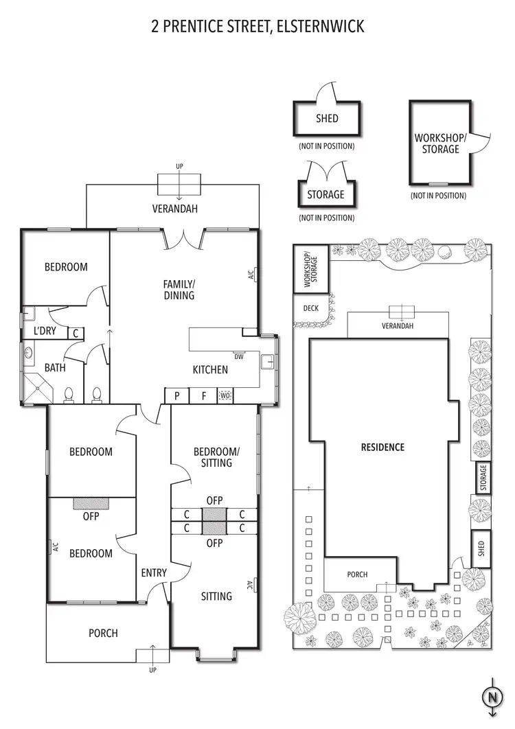 Floorplan of Homely house listing, 2 Prentice Street, Elsternwick VIC 3185