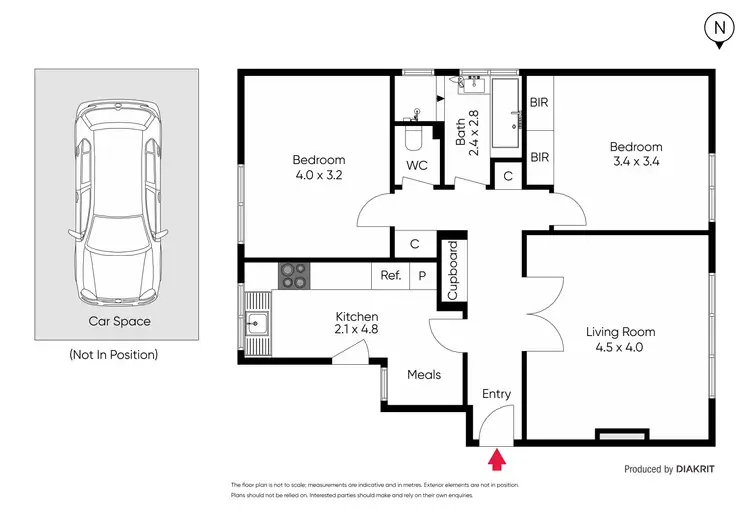 Floorplan of Homely apartment listing, 8/42 Adelaide Street, Armadale VIC 3143