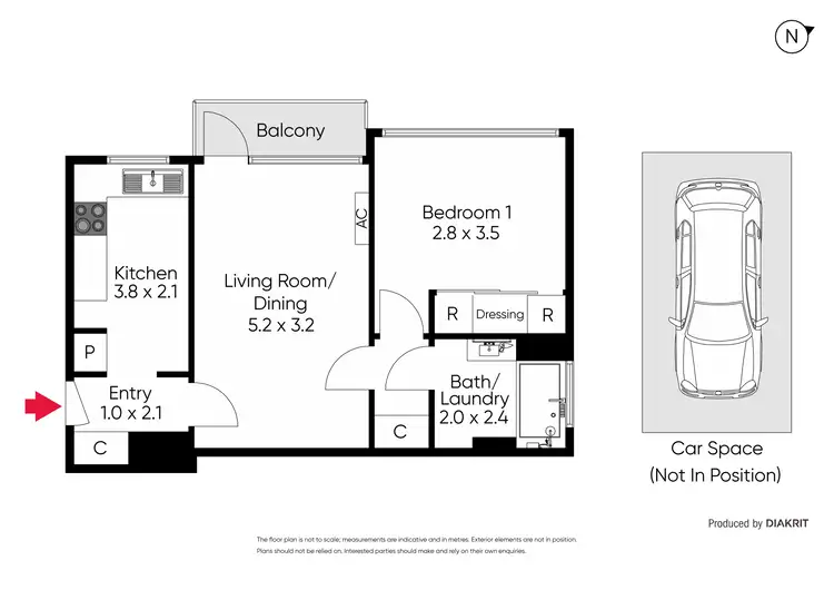 Floorplan of Homely apartment listing, 19/209 Dandenong Road, Prahran VIC 3181